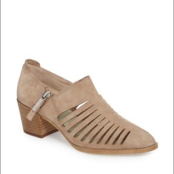 1. State Shoes - 1. State Arnet Booties • Suede Block Heel